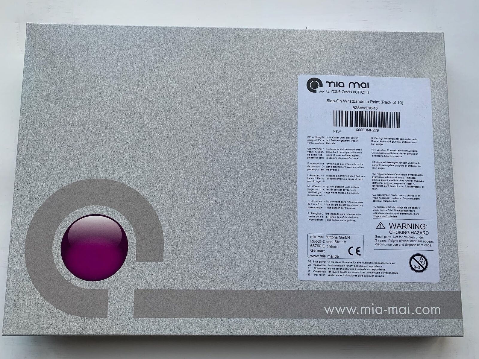 mia mai Schnapparmband zum Bemalen - mia mai