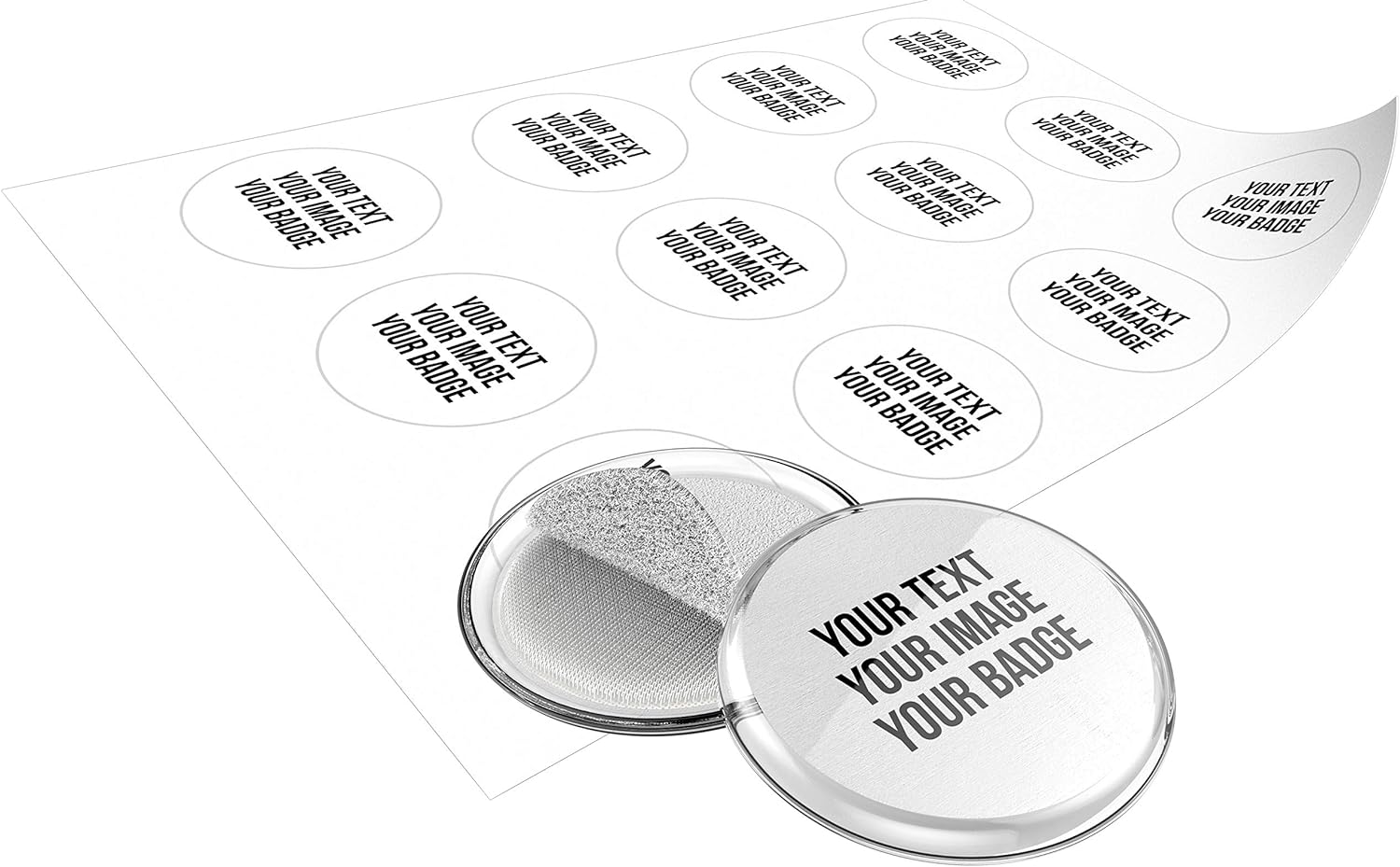 mia mai Klettbuttons selber machen für Schulranzen mit A4-Buttonpapier - mia mai