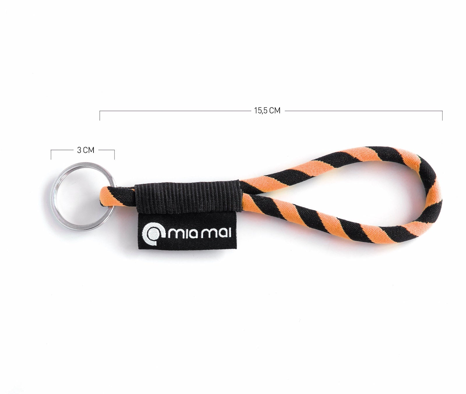 mia mai Tubular Schlüsselband 15 cm - mia mai