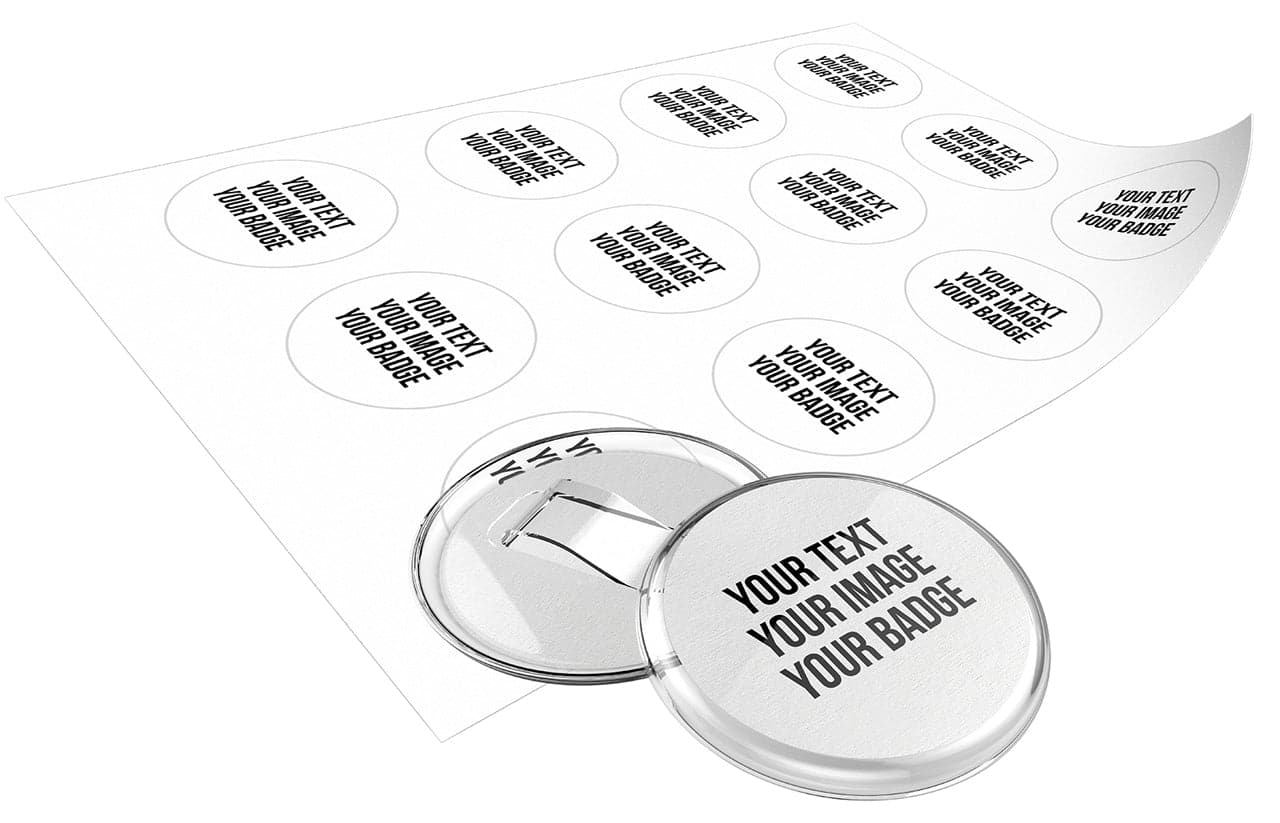 Ruck Zuck Buttons mit Clip und A4-Buttonpapier - mia mai