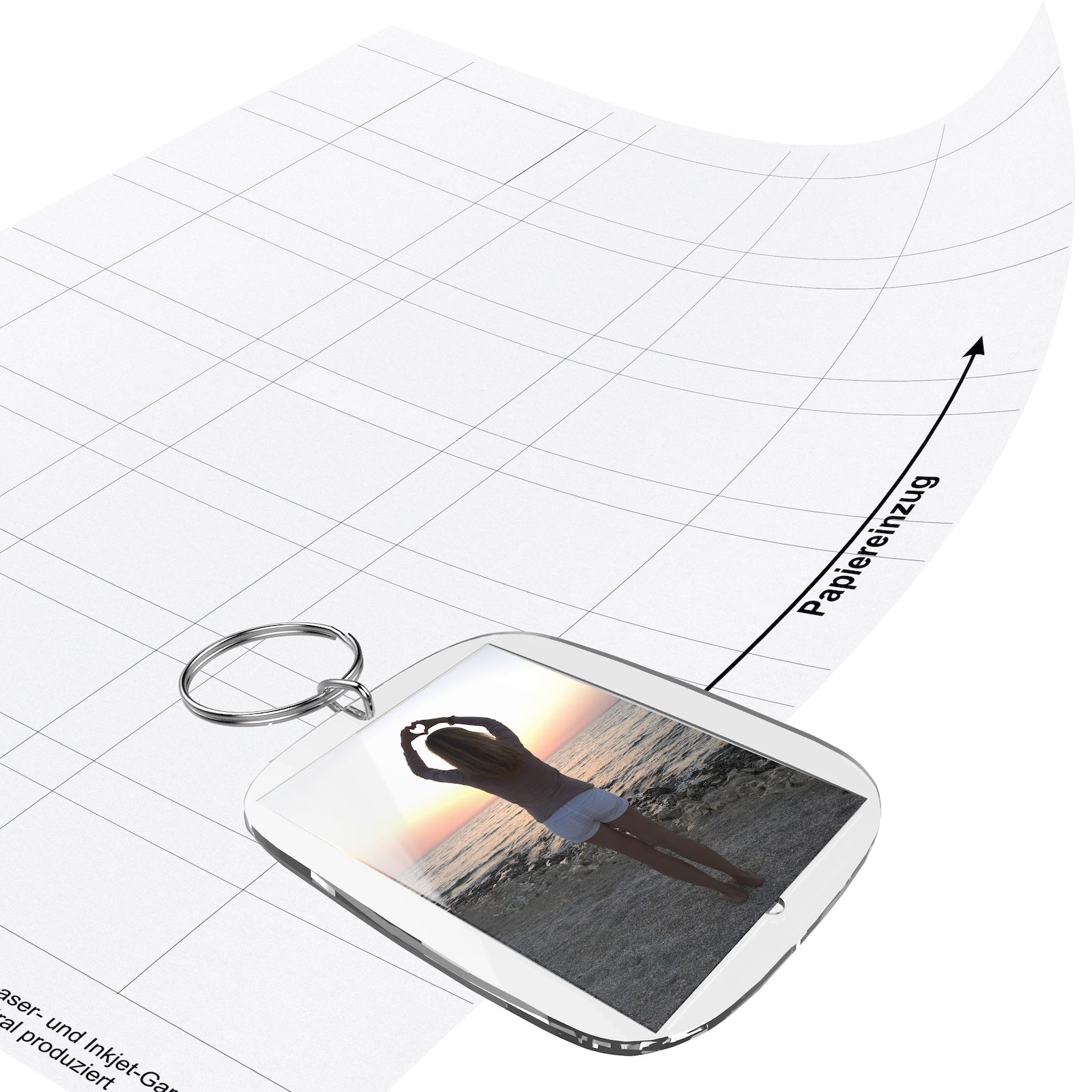 Ruck Zuck Schlüsselanhänger 50 x 35 mm inkl. Druckbögen - mia mai